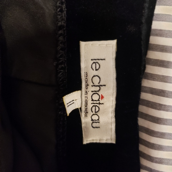 Vintage Le Chateau black strapless dress - Picture 2 of 3